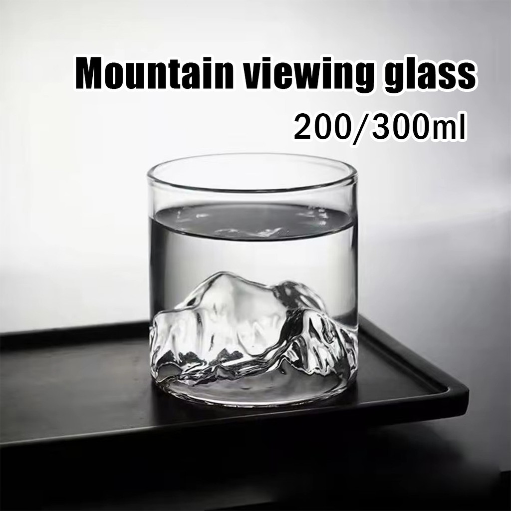 Gelas Unik Gelas Zangshan, gelas wiski, gelas rumah, gelas air, gelas lapisan tunggal kreatif
