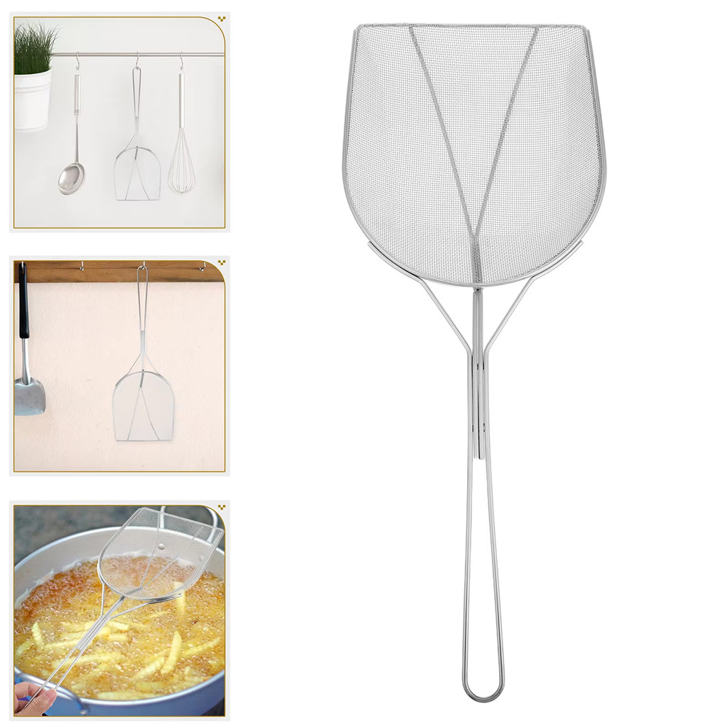 saringan gorengan stainless /Saringan Minyak terbuat dari bahan tebal saringan minyak goreng halus /