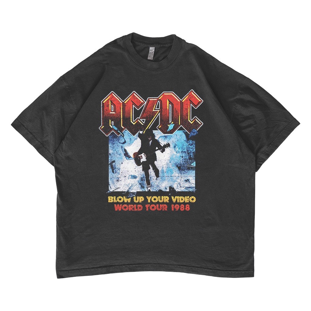 [BS] ACDC Blow Up Your Video Oversized T-shirt Vintage Band