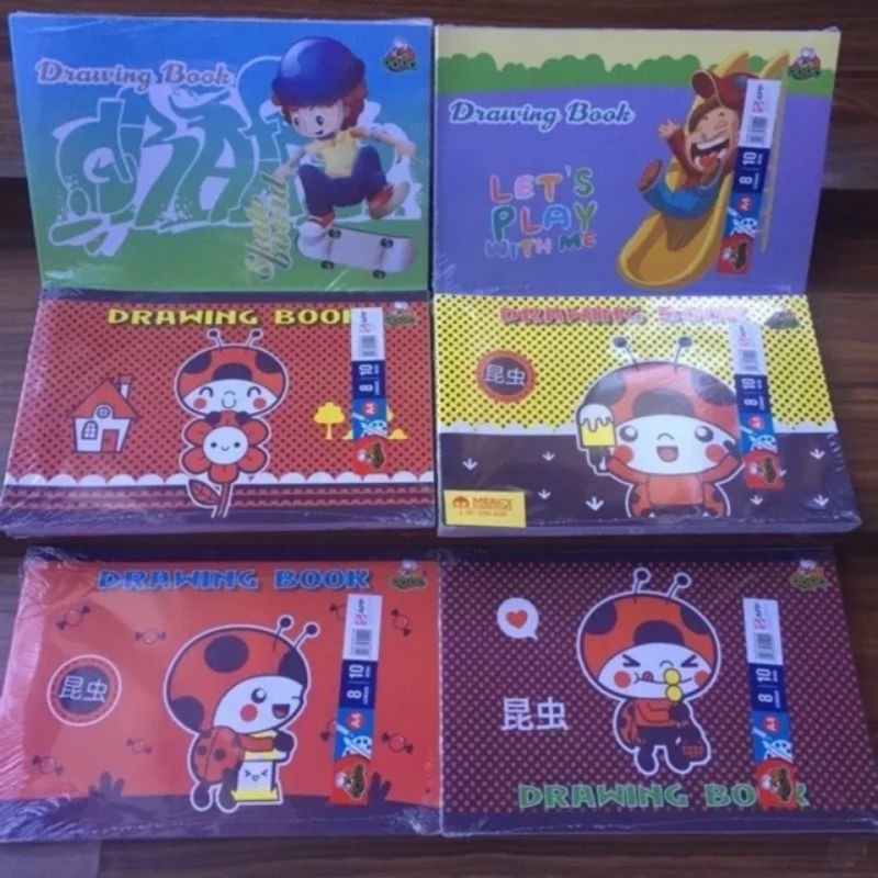 

COD (PERPAK 10PCS) BUKU GAMBAR DODO BY SIDU DRAWING BOOK A3 A4 B5