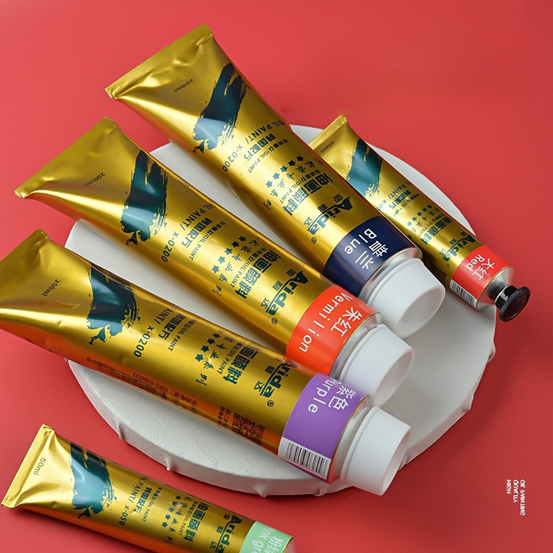 

200ml Large-capacity Oil Paint Tube Packed Children's Creative Painting Multi-color Bright Artist-grade Professional Pigment