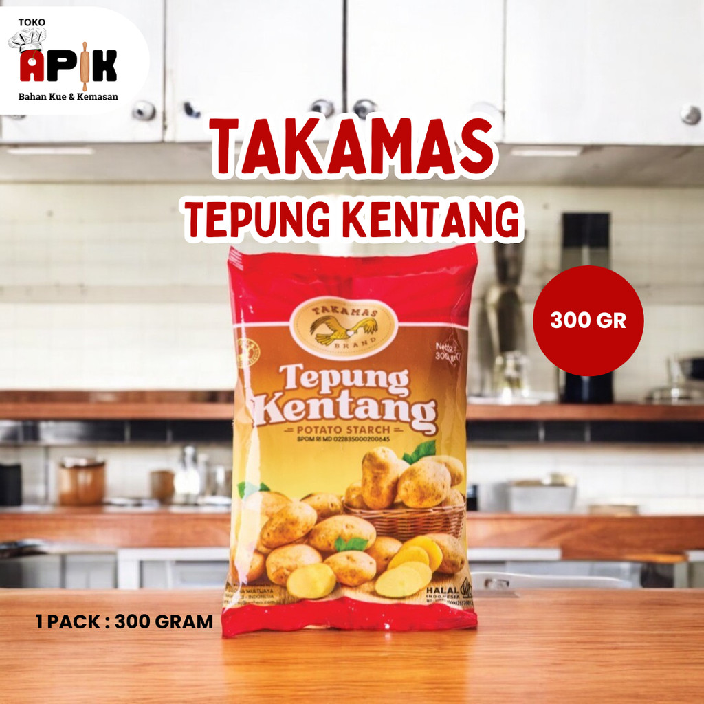 

Takamas Tepung Kentang 300gr / Potato Starch / 100% Pati Kentang