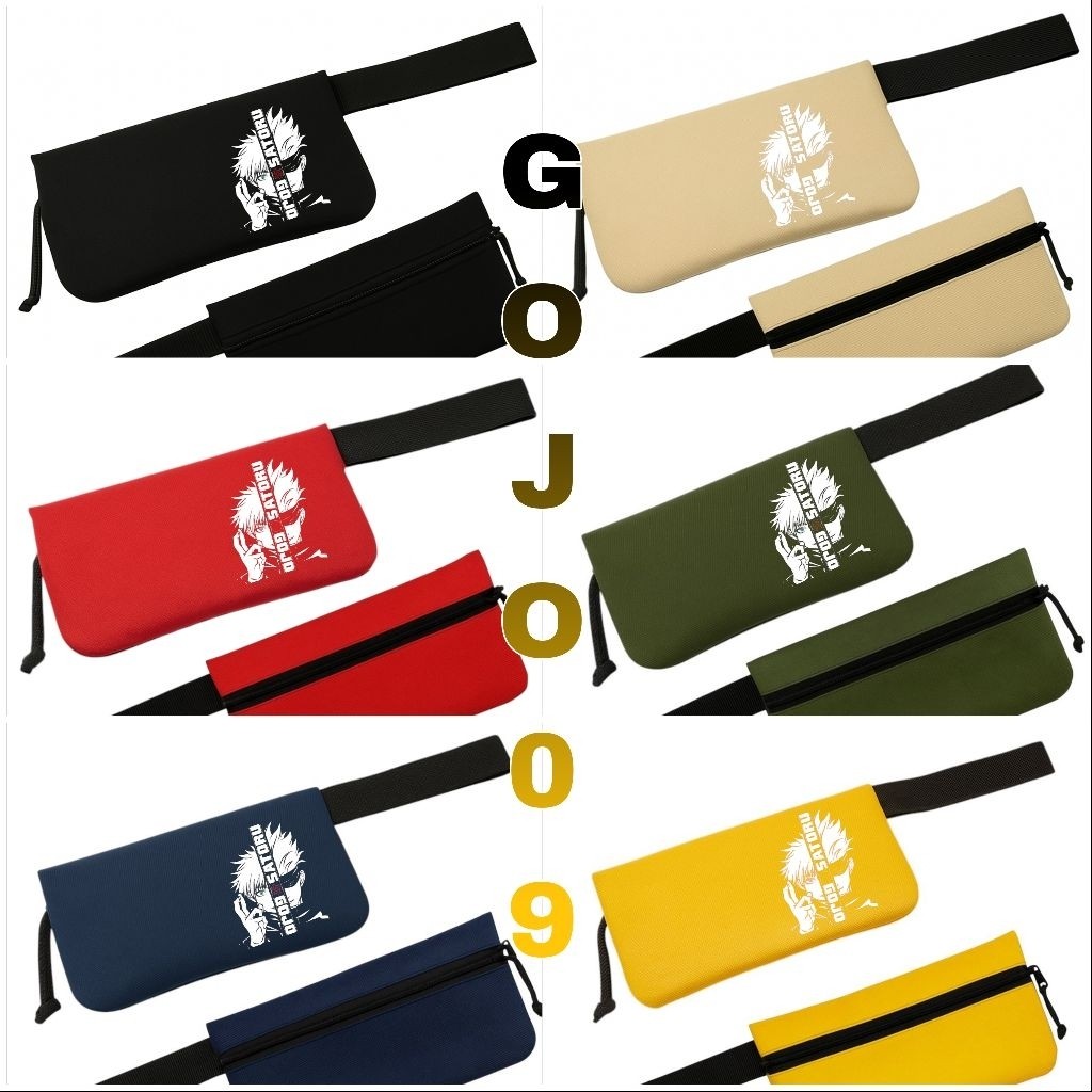 

Pouch Tempat Pensil Anak Motif Karakter Jujutsu Kaisen Gojo Satoru