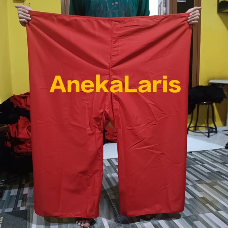 BARU CELANA UBET merah DRILL| CELANA BOPO WAROK | CELANA SILAT| CELANA SARUNG | CELANA KOMBOR SARUNG