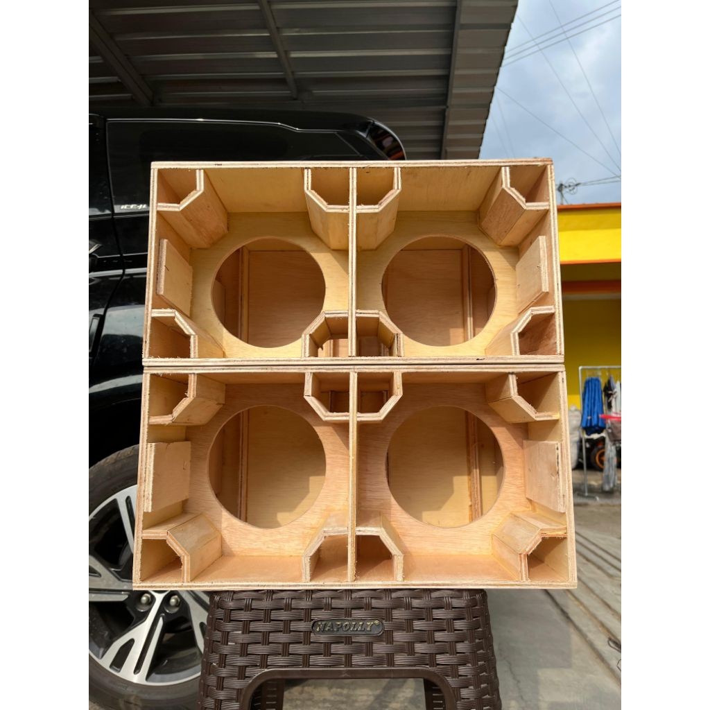 Box Speaker 6 inch plannar BREWOG Dobel sudah amplas halus