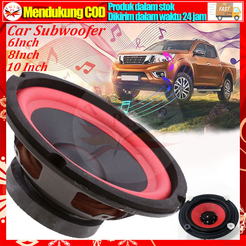 Speaker Subwoofer 6 8 10 Inch Bass Speaker Subwoofer Woofer Loudspeaker Midrange Speaker Audio Mobil