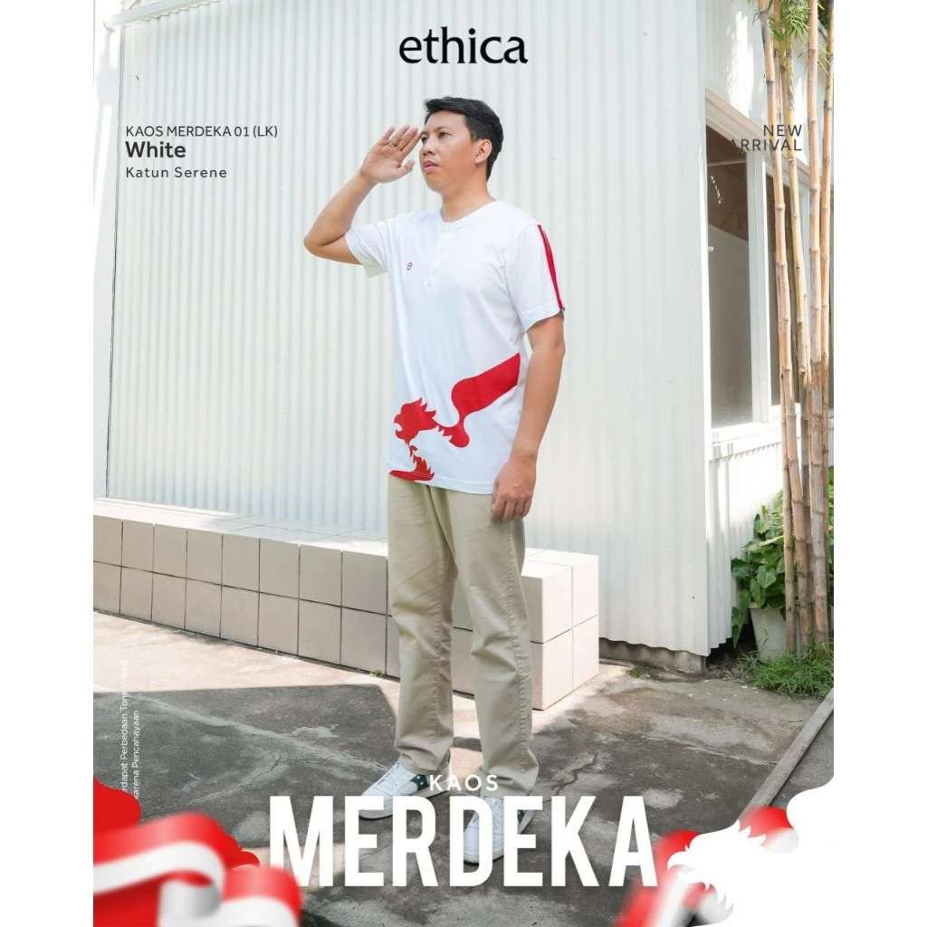 ETHICA KAOS MERDEKA 01 LK WHITE
