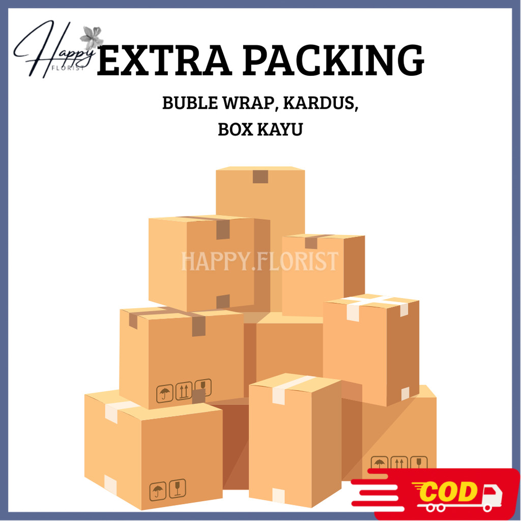 

Tambahan Packing Bubble Wrab Dan Kardus Pengaman Paket Extra Packing