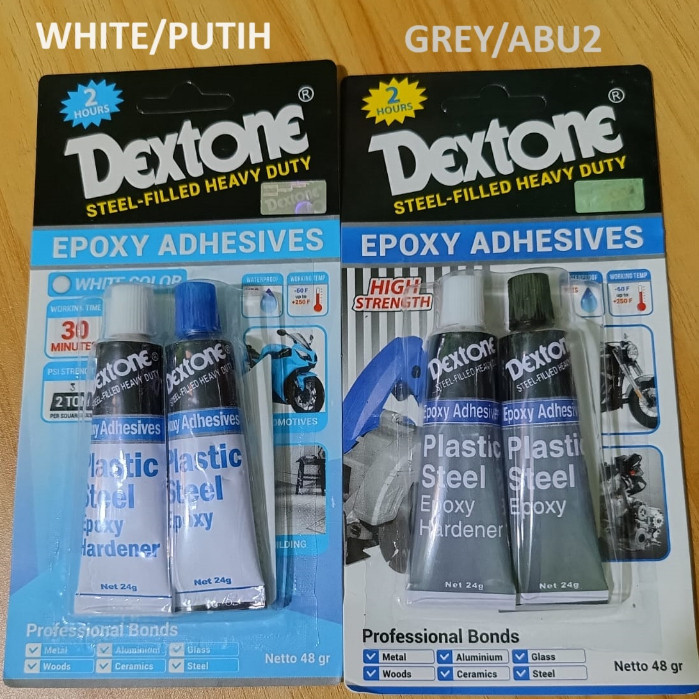 

LEM DEXTONE Epoxy Adhesive 2 Hours 48g Lem Dextone 2 Jam Standard 48gram Lem Serbaguna Lem Campur