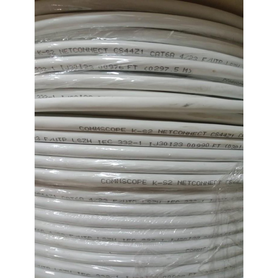 KABEL FTP Cat6A / STP CAT 6A LSZH White 305M AMP COMMSCOPE/ kabel AMP