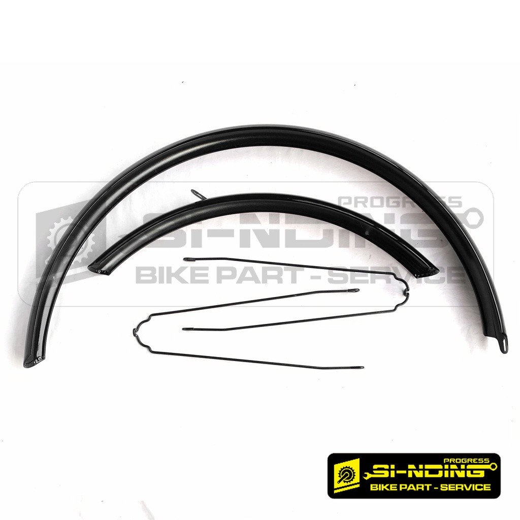 Mud Guard Fender Spakbor Slebor Sepeda POLYGON MTB Gravel Federal 26 Inch 700 C Bulat Setengah Lingk