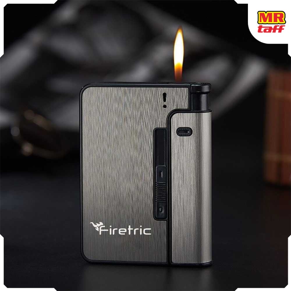 Firetric Kotak Rokok Cigarettes Case with Lighter Slot - JD-YH001