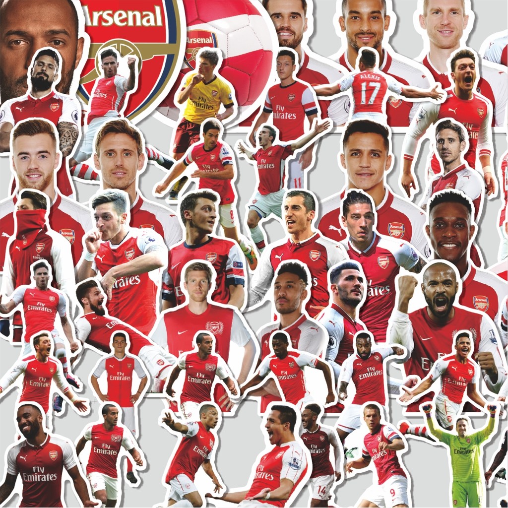 

Stiker Cutting Packtiker Football Series Arsenal Isi 100Pcs Series Aesthetic Lucu Keren Untuk Koper Bahan Vynil