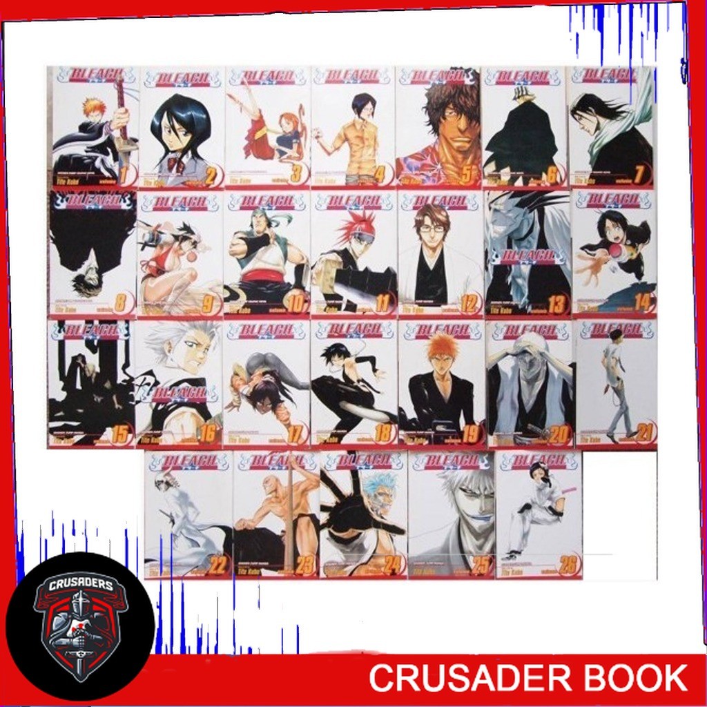 Manga Bleach, 74 Books series (English) - CrusaderBook