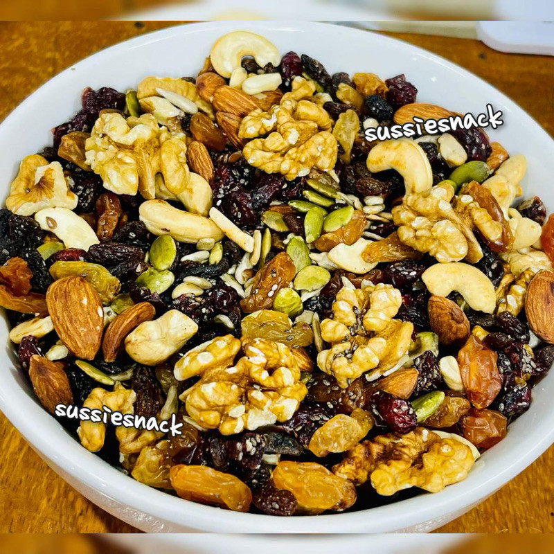 

Trail Mix Premium Cemilan Sehat 1 Kg Tanpa Gula