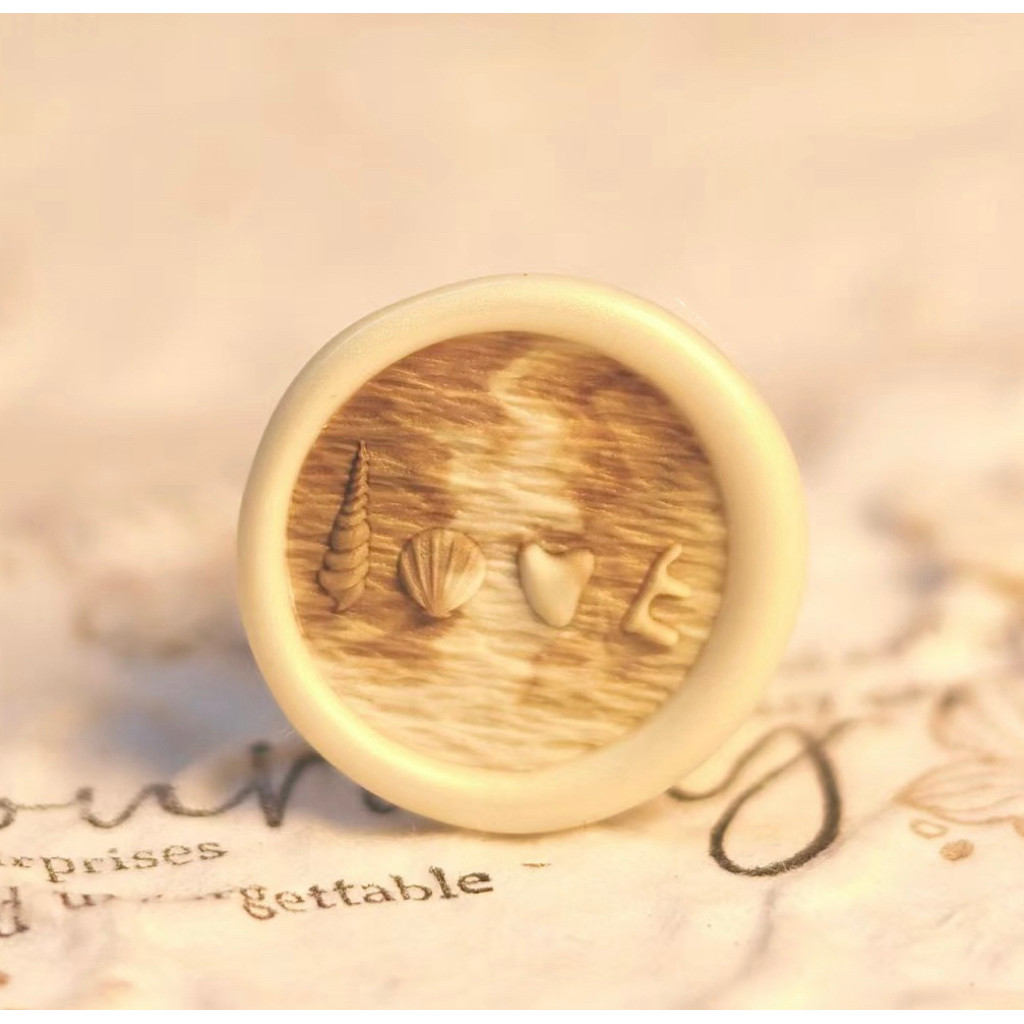 

Lacquer Seal Brass Seal Head Girl Heart Rose Manor Shell Bell Bear Shaped Relief Diy Stamp Handmade Envelope Decoration Toy Gift