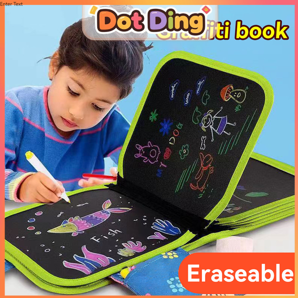 

Papan Gambar Anak-anak Menulis Buku Lukisan Buku Mewarnai Kartun Guache Rumah Multi-fungsi Grafiti Lukisan Papan Sekolah Perlengkapan Kantor