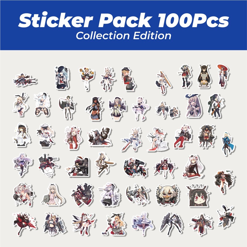 

Hot Stiker Anime Game Series Kantai Collection Character 8 Lucu Anti Air Stikers Berperekat Waterproof Sticker Decal Buat Motor Helm Buku Journal Koper Casing HP Laptop Botol Minum