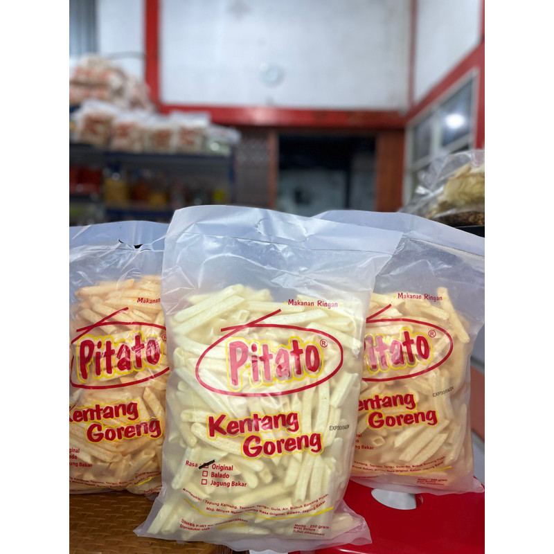 

Kentang goreng pitato 250 gram BEST SELLER