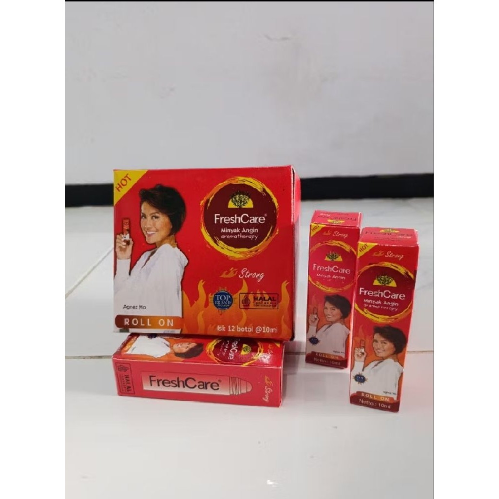 Freshcare 1 box isi 12 roll on merah aromatherapy
