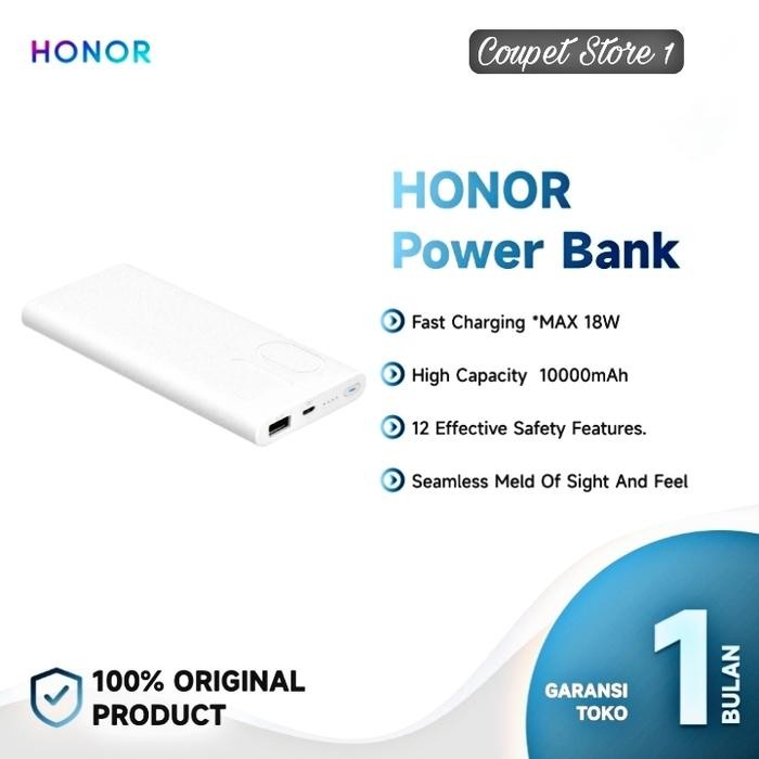 PROMO Power Bank Honor Fast Charging 18W 10000mah