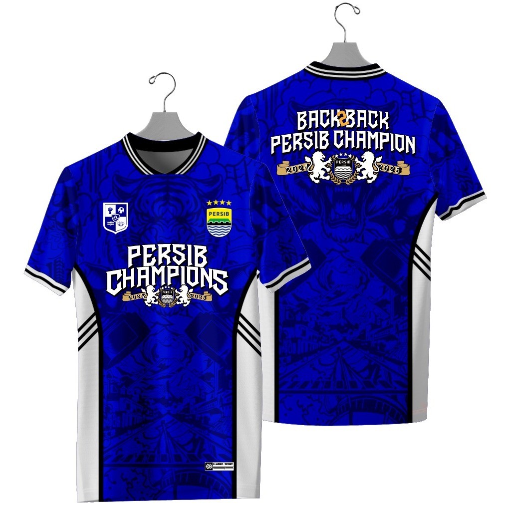 Jersey Persib Champions / jersey Persib juara / jersey vintage Persib / jersey retro Persib