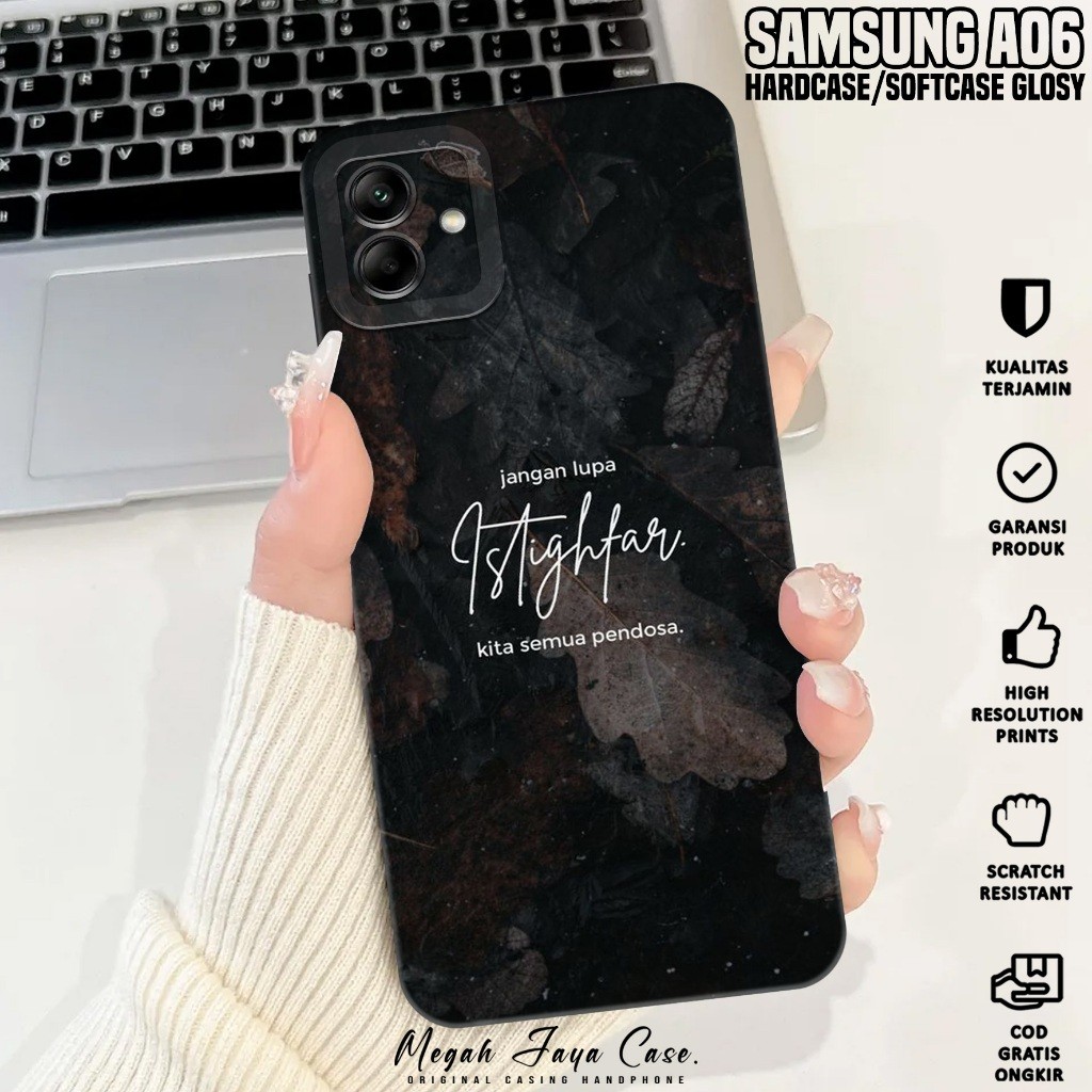 Softcase Hp Samsung A06 - Casing Samsung A06 Motif QUOTES - Case Hp Samsung A06 - Softcase Pro Camer