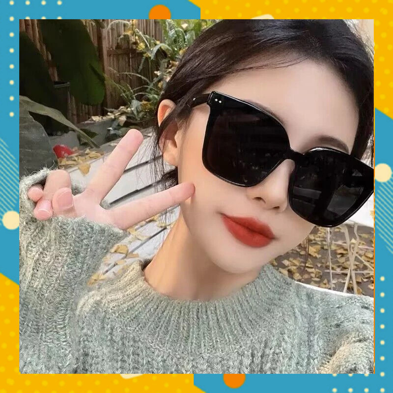 Kacamata KOTAK HITAM New Fashion Korea Keren Sunglasses Pria Wanita Kaca Mata Gaya Riben Cantik KM29