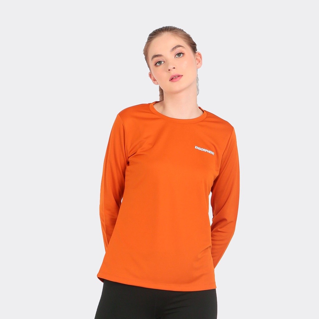 

Endorphene Women's DASH Running Jersey Quick Dry LS - Mustard #n6