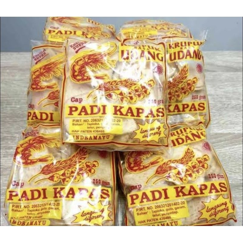 

Kerupuk Udang Cap padi kapas 1/4 khusus Bandung