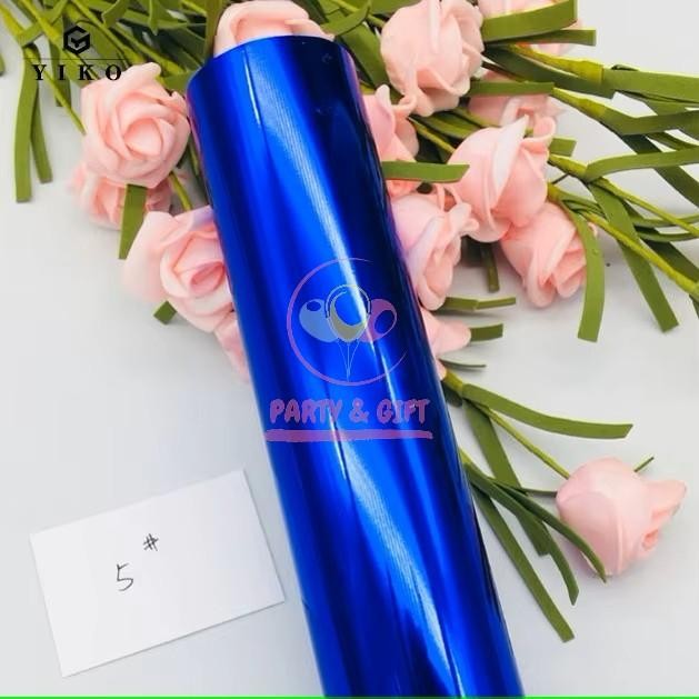 

TERBARU!! Kertas Kado Glossy METALIK - Biru