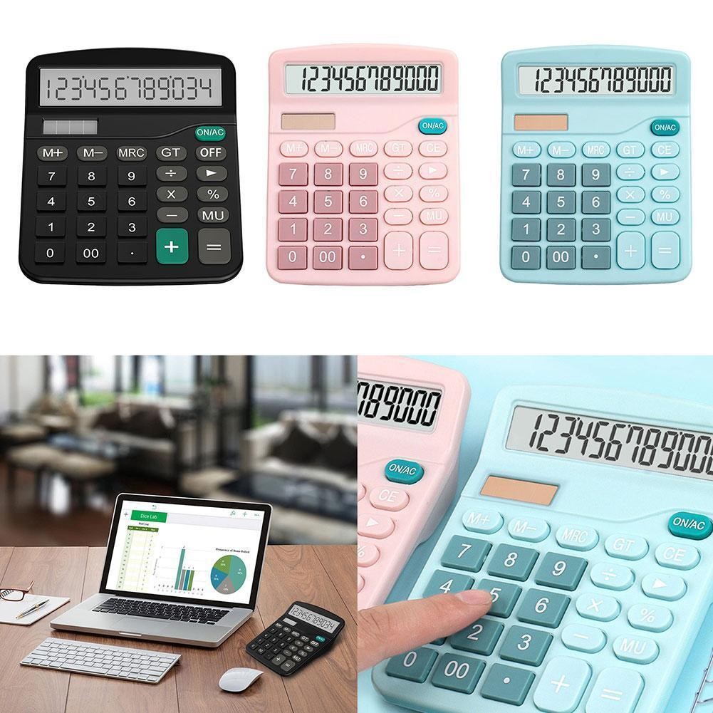 

Solar Scientific Calculator Desktop Led Screen Cute Voice Calculator Suitable For Financial Office Student Calculation for Home