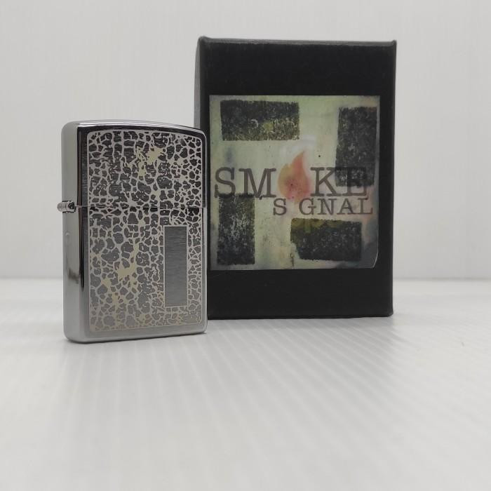 Zippo 49208 Crackle Pattern Design Original