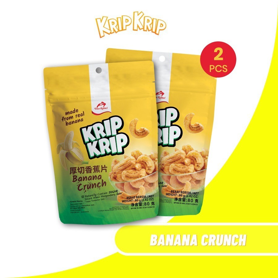 

KRIPKRIP Banana Crunch (2x100gr)