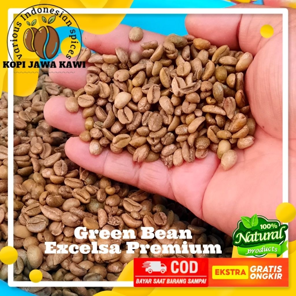 

[ PREMIUM GREEN BEANS NANGKA / EXCELSA ] 1 Kg Kopi Nangka Super Natural Full Washed Gunung Kawi