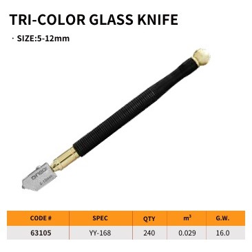 

DINGQI Alat Pemotong Kaca Pisau Potong Kaca Tile Cutter 63105