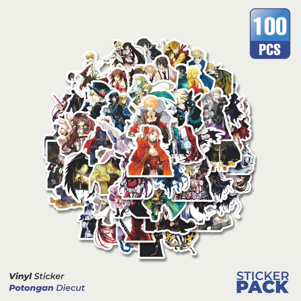 

Stiker Vinyl Stiker Anime Series Pandora Hearts Mix 1 Waterproof Aesthetic- Untuk Laptop, Motor, dan Helm - Paper Stationery Pack