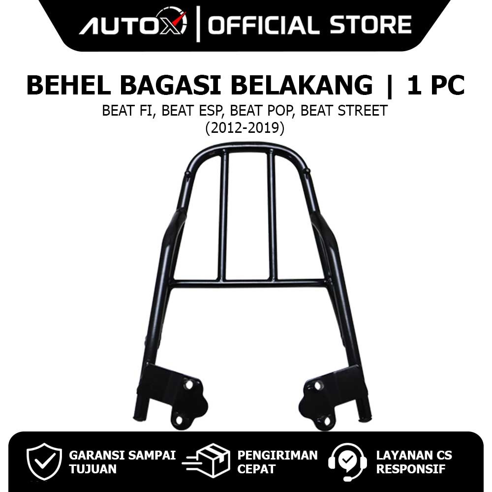 Behel Bagasi Belakang Beat FI Lama ESP Pop Street Box Jog Jok Barang Hollow Bracket Breket Braket Be