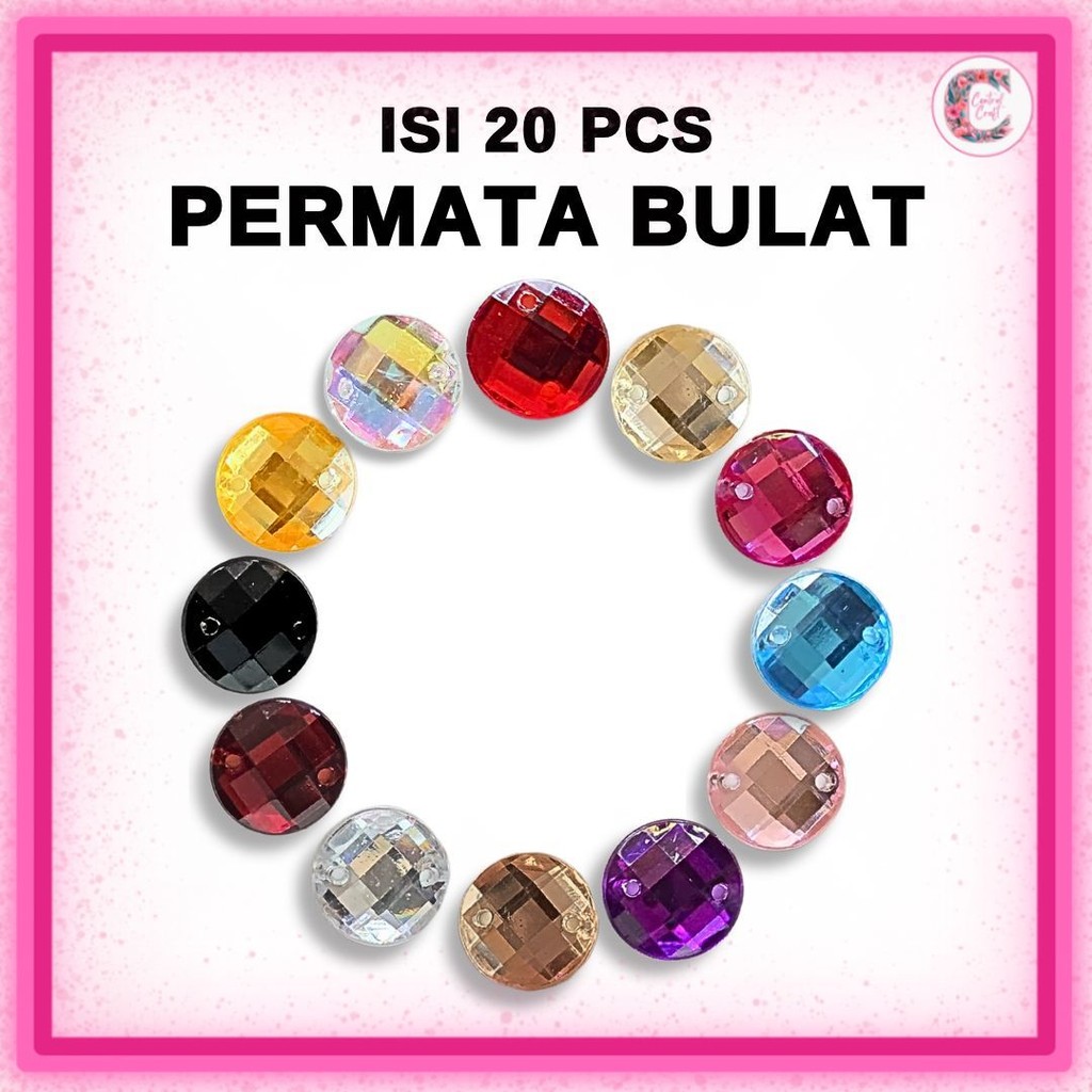BULAT - Permata Kristal Resin Diamond Aklirik Payet Manik