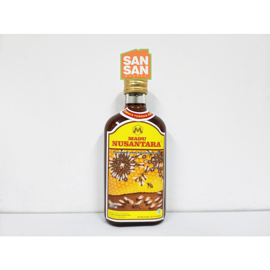 

Madu Nusantara Super 250 ml Madu Murni 100% Asli dengan Royal Jelly & Bee Pollen