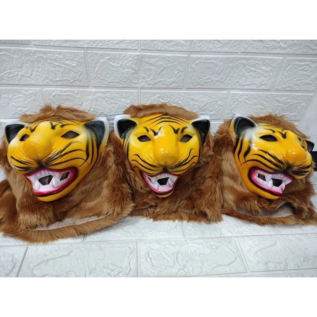 Mainan anak topeng singa custom singa macan // topeng murah