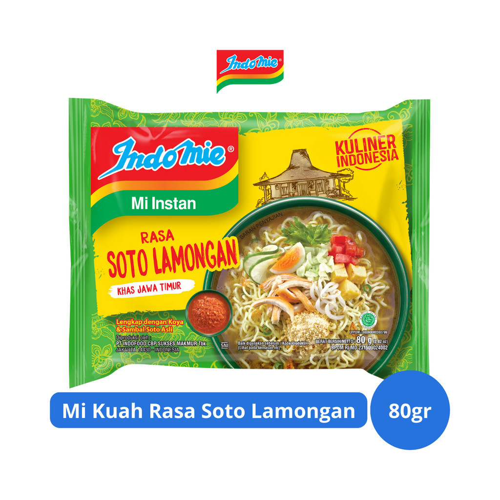 

Indomie Mi Kuah Rasa Soto Lamongan 80gr