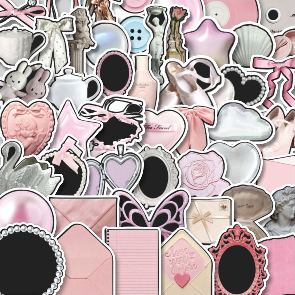 

Stiker Cutting Pack Stiker Coquette Retro Aesthetic Mix 1 Isi 100Pcs Series Aesthetic Lucu Keren Untuk Koper Bahan Vynil