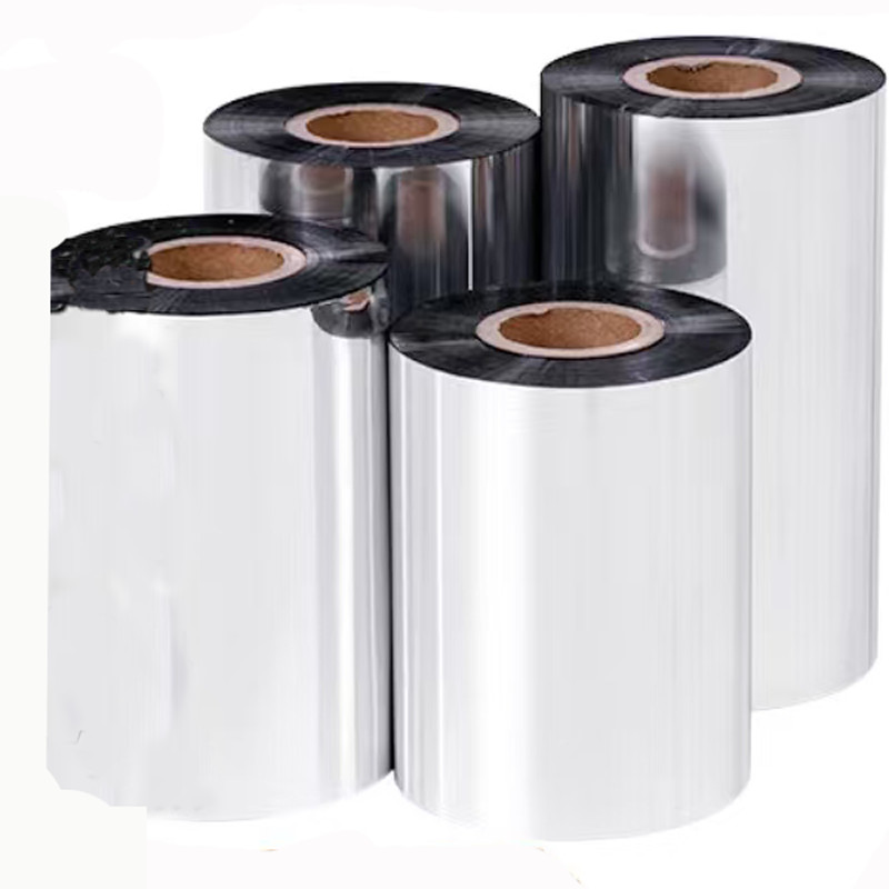 

Resin Ribbon 40 50 60 70 80 90 100 110mmx300M thermal transfer film for PET/PVC/matte silver/Jewelry/cable label paper printing