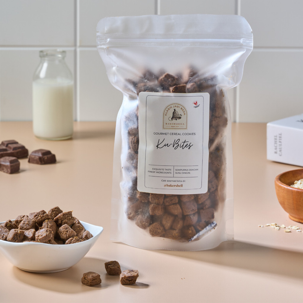 

(SATUAN) Ku-Bites Gourmet Cereal Cookies by BAKERSBELL - Double Chocolate Oatmeal