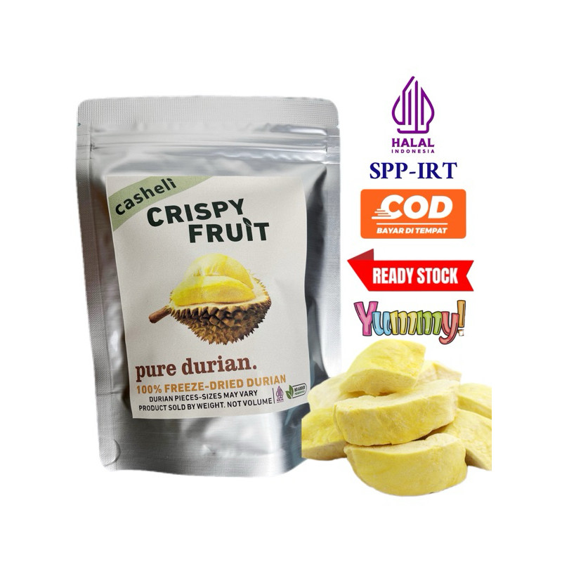 

casheli Crispy Freeze-dried Durian Pure Durian Buah Asli