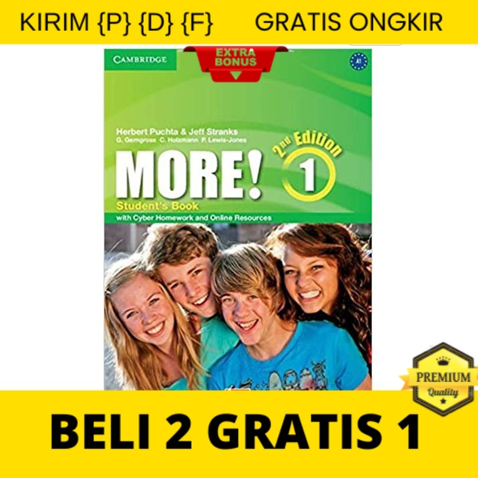 

{P} {D} {F} More! Level 1 Student's Book with Cyber Homework and Online Resources 2nd Edition