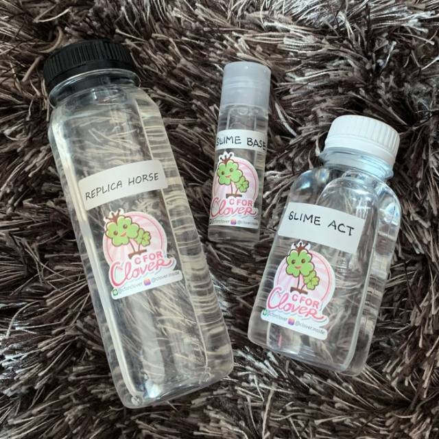 

RNL CLEAR SLIME KIT by CFORCLOVER / goodie bag tutorial membuat act base