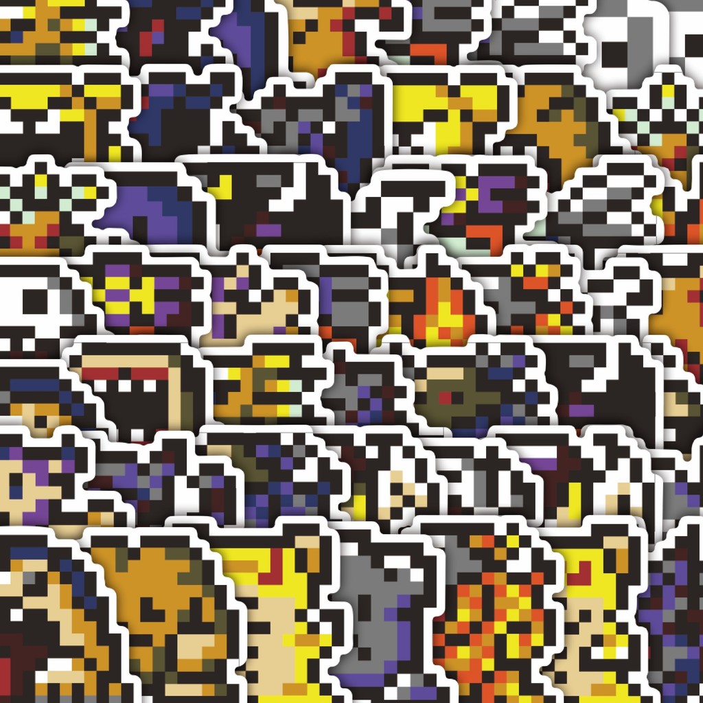 

Stiker Cutting Pack Stiker Pixel Digimon V6 Isi 100Pcs Series Aesthetic Lucu Keren Untuk Koper Bahan Vynil