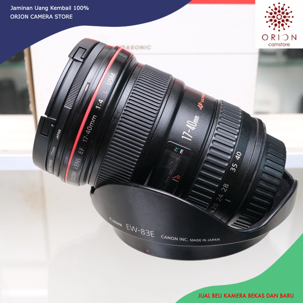 Lensa Canon 17-40mm F4 L usm Canon 17 40mm f4